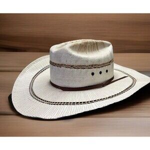 Ariat Western Rodeo 2 Cord‎ Twisted Weave Cowboy Hat Men's S/M